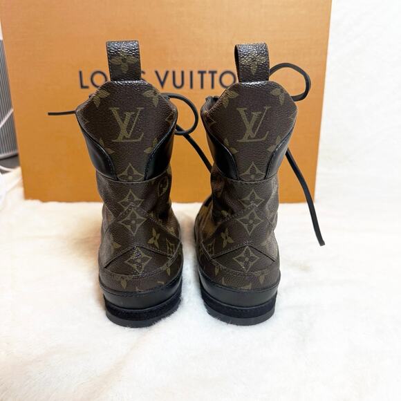 Louis Vuitton Eldorado Monogram Combat Boots 38.5 – NIB, Rare, Discontinued - Picture 6 of 14